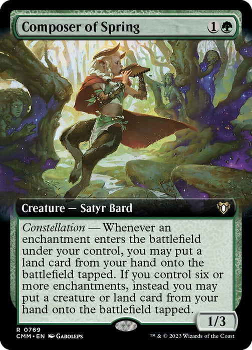 Composer of Spring - Extended Art (Foil)