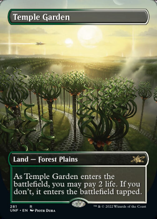 Temple Garden - Borderless - Full Art - Inverted