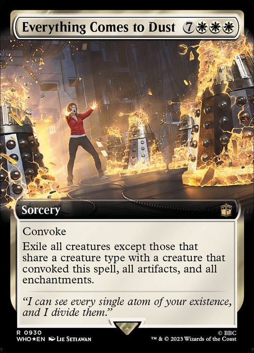 Everything Comes to Dust - Extended Art (Foil)