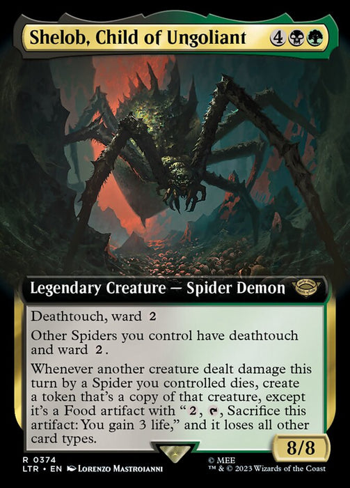 Shelob, Child of Ungoliant - Legendary- Extended Art (Foil)