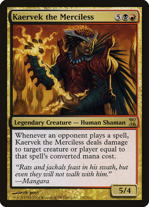 Kaervek the Merciless  (Foil)