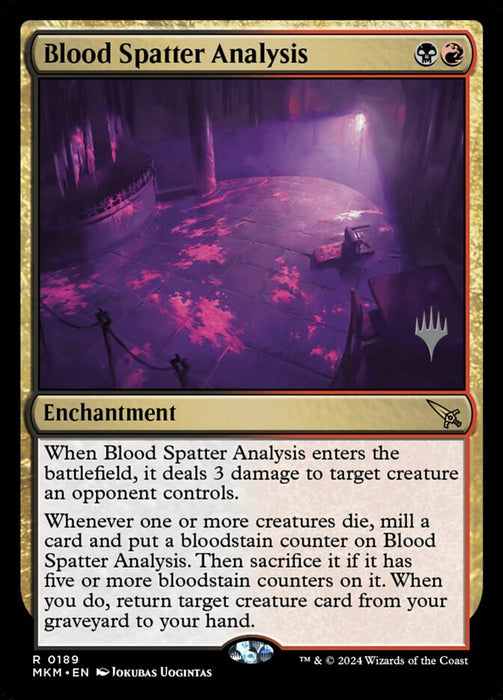 Blood Spatter Analysis (Foil)