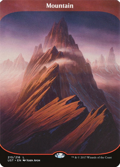 Mountain - Textless - Borderless - Full Art  (Foil)