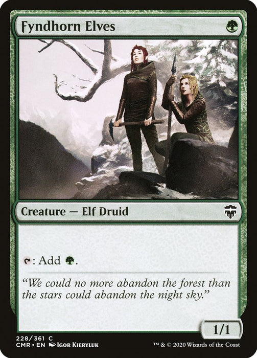 Fyndhorn Elves  (Foil)