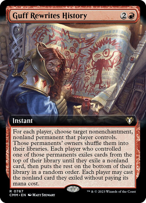 Guff Rewrites History - Extended Art (Foil)