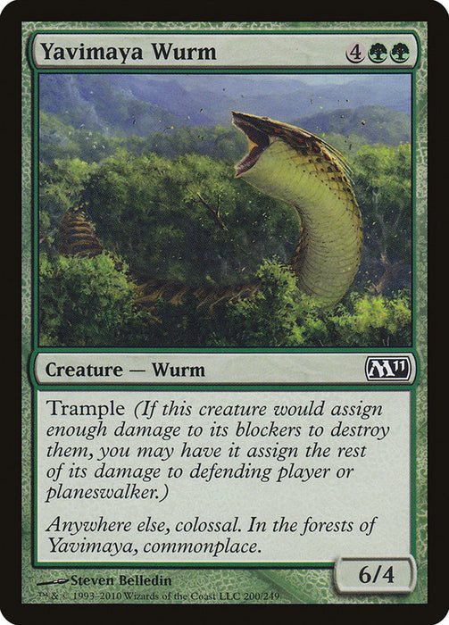 Yavimaya Wurm  (Foil)