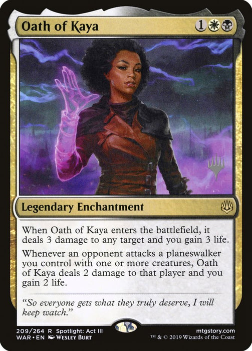 Oath of Kaya  - Legendary (Foil)