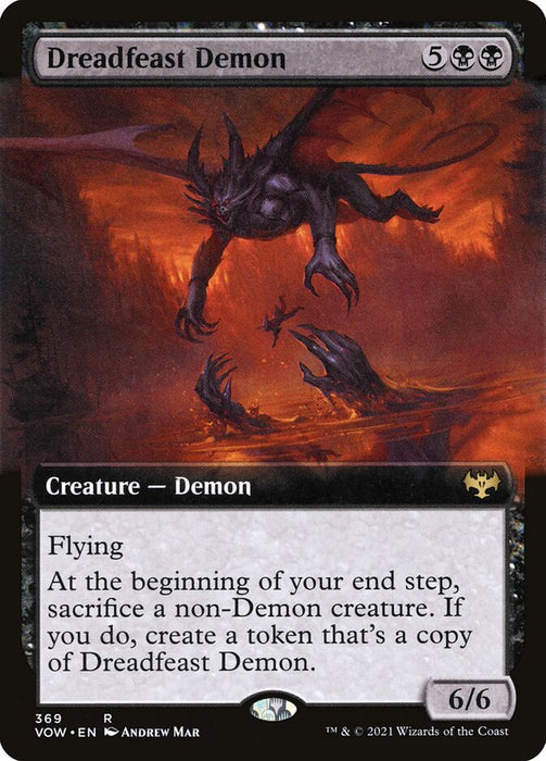 Dreadfeast Demon  - Extended Art (Foil)