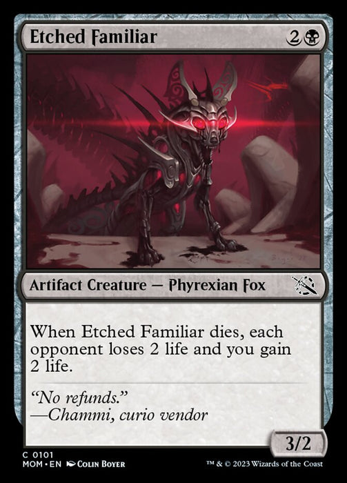 Etched Familiar (Foil)