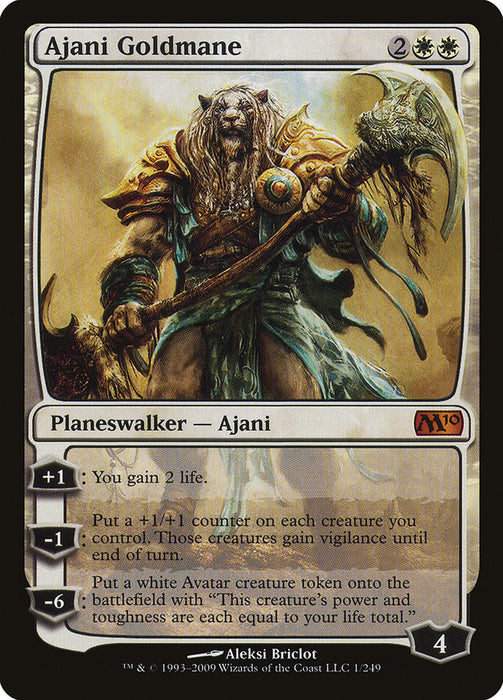 Ajani Goldmane (feuille)