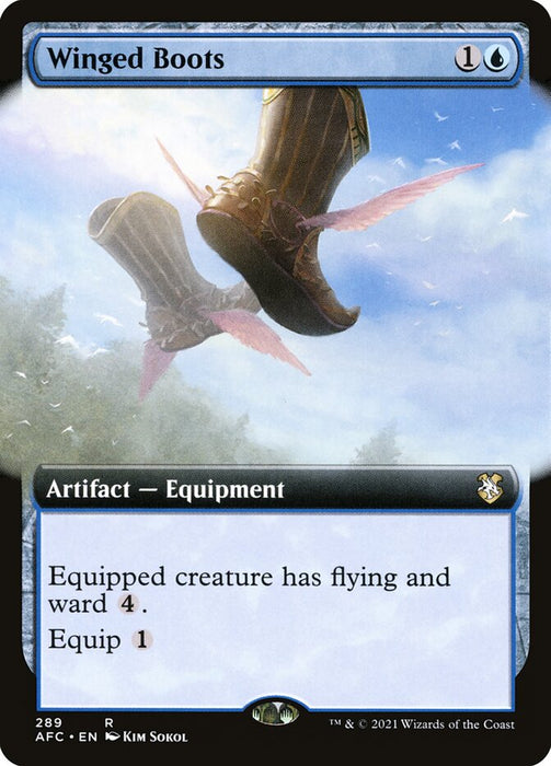 Winged Boots - Extended Art