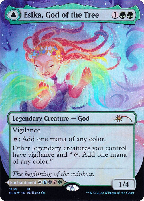 Esika, God of the Tree // The Prismatic Bridge - Borderless - Legendary (Foil)