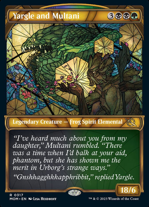 Yargle and Multani - Showcase- Legendary- Showcase (Foil)