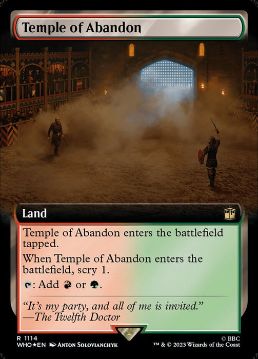 Temple of Abandon - Extended Art (Foil)