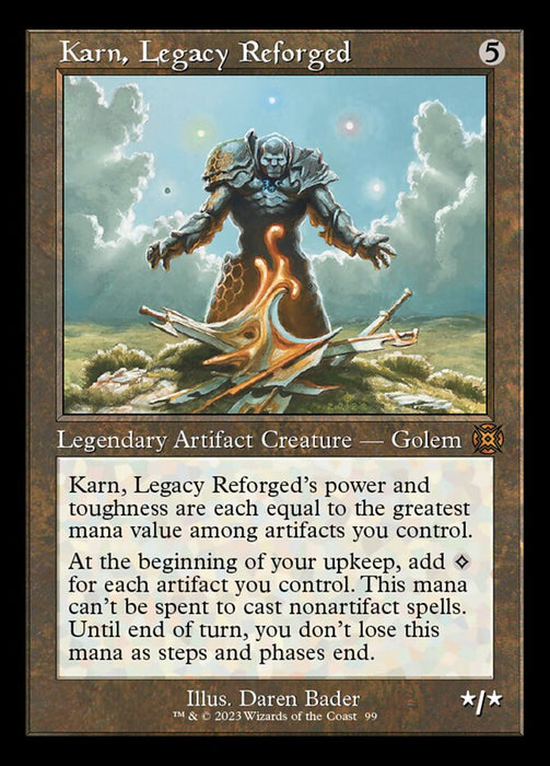 Karn, Legacy Reforged - Retro Frame - Showcase- Legendary (Foil)