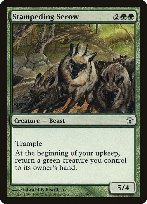 Stampeding Serow  (Foil)