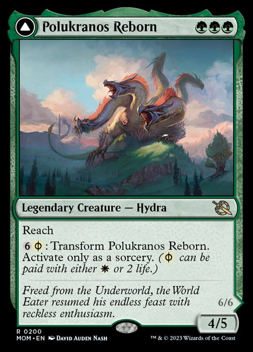 Polukranos Reborn // Polukranos, Engine of Ruin - Legendary (Foil)