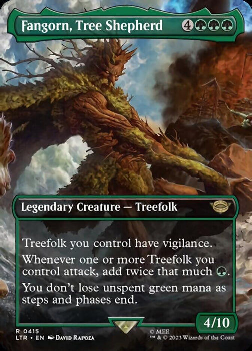 Fangorn, Tree Shepherd - Borderless - Legendary- Inverted