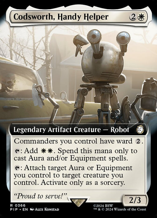 Codsworth, Handy Helper - Legendary- Extended Art