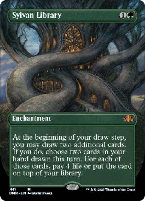 Sylvan Library - Borderless (Foil)