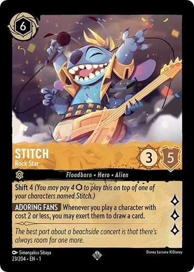 Stitch - Rock Star - Foil