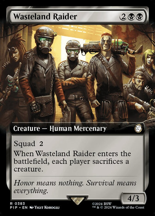 Wasteland Raider - Extended Art