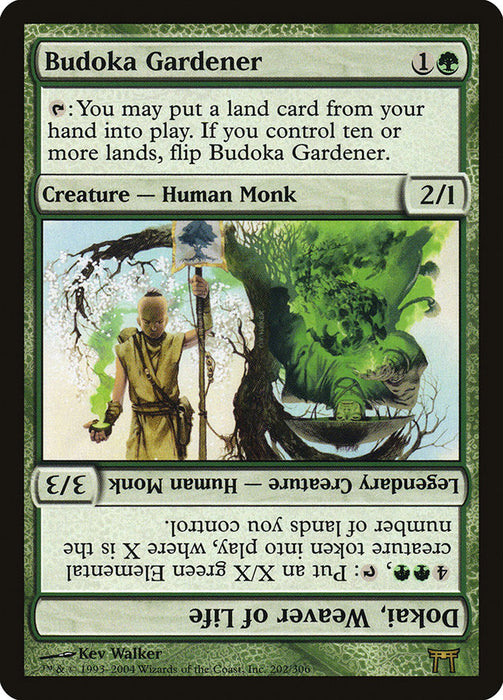 Budoka Gardener // Dokai, Weaver of Life  (Foil)