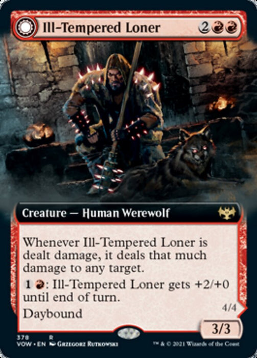 Ill-Tempered Loner // Howlpack Avenger  - Extended Art