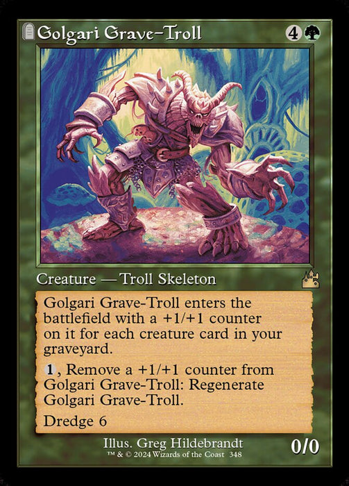 Golgari Grave-Troll - Retro Frame (Foil)