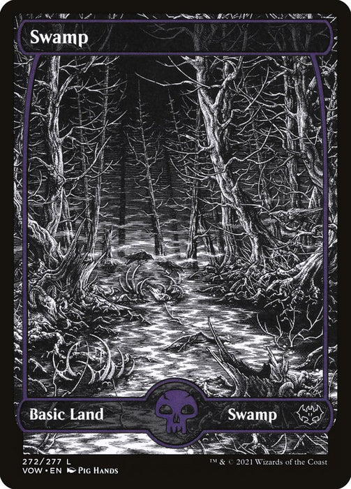 Swamp - Full Art  - Showcase - Inverted (Foil)