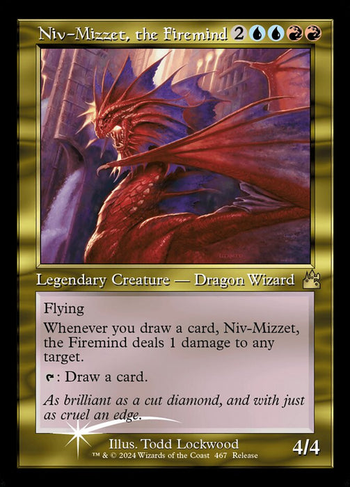 Niv-Mizzet, the Firemind - Retro Frame (Foil)