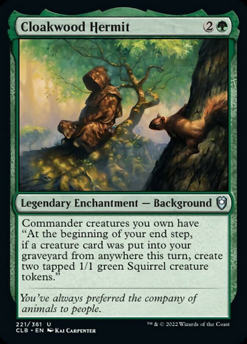 Cloakwood Hermit  - Legendary (Foil)