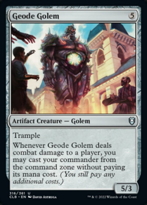 Geode Golem  (Foil)