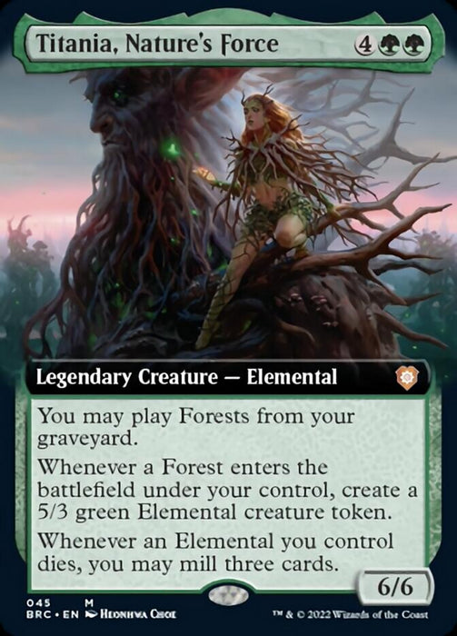 Titania, Nature's Force - Extended Art (Foil)