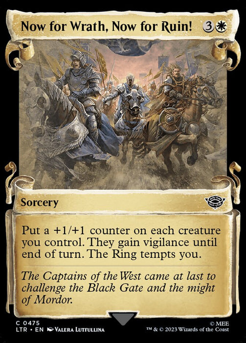 Now for Wrath, Now for Ruin! - Showcase (Foil)