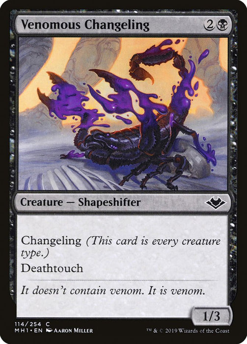 Venomous Changeling  (Foil)