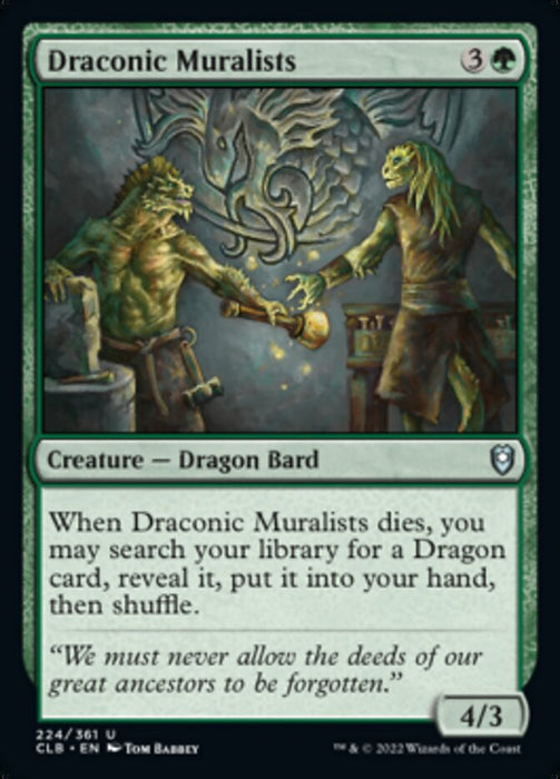 Draconic Muralists  (Foil)