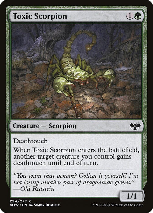 Toxic Scorpion  (Foil)