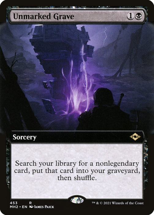 Unmarked Grave  - Extended Art (Foil)