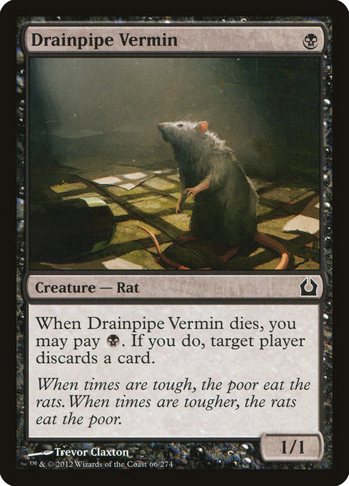 Drainpipe Vermin  (Foil)