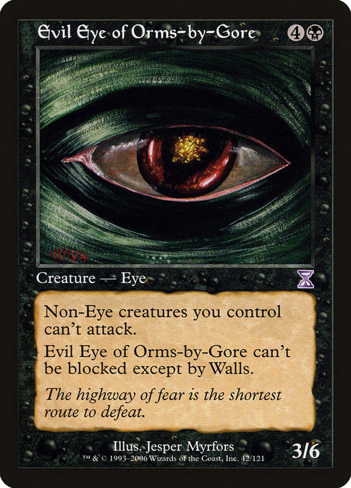 Evil Eye of Orms-by-Gore  (Foil)