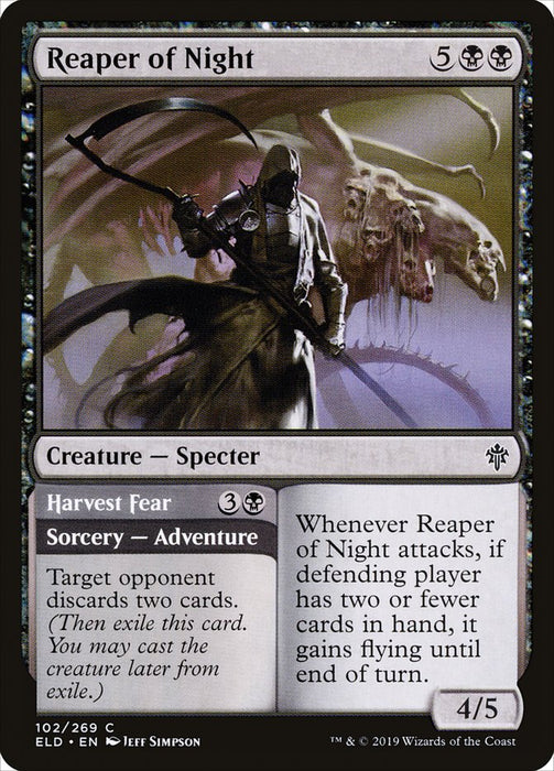 Reaper of Night // Harvest Fear  (Foil)