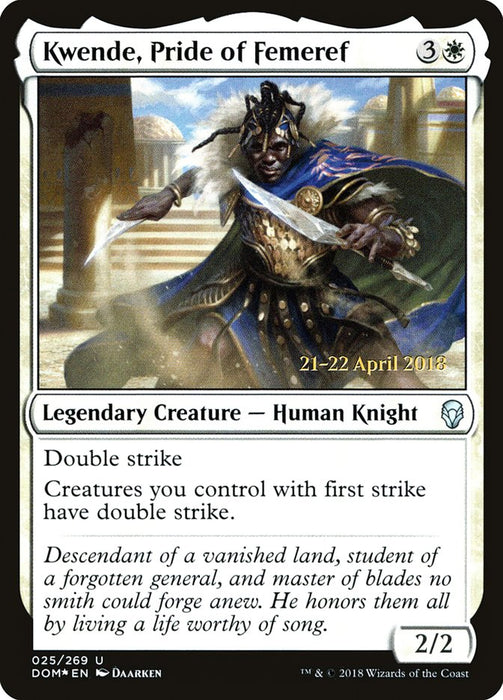 Kwende, Pride of Femeref  - Legendary (Foil)