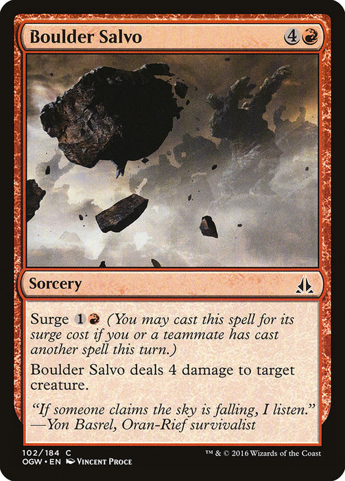 Boulder Salvo  (Foil)