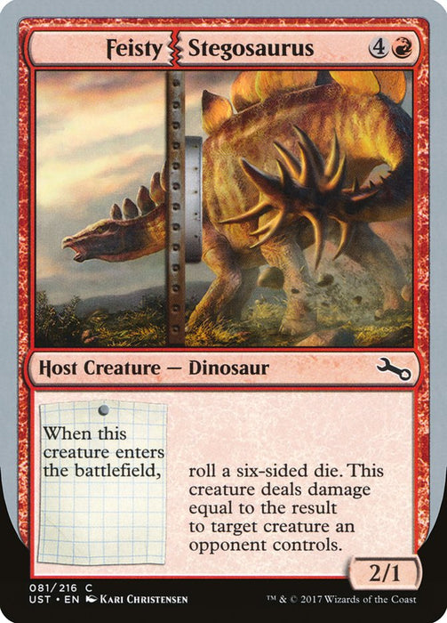 Feisty Stegosaurus  (Foil)