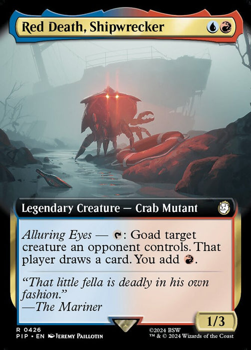 Red Death, Shipwrecker - Legendary- Extended Art (Foil)