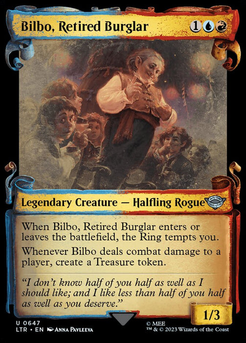 Bilbo, Retired Burglar - Showcase- Legendary (Foil)