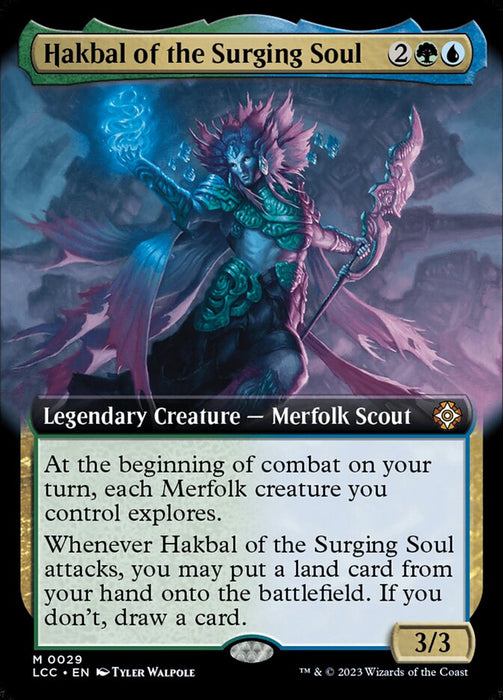 Hakbal of the Surging Soul - Legendary- Extended Art