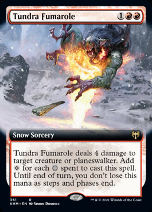 Tundra Fumarole  - Extended Art