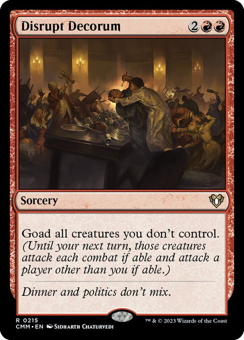 Disrupt Decorum (Foil)